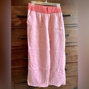 Lands’ End wide leg linen pants - size 16P